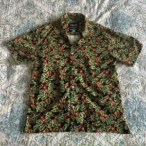 Men’s dragonball Z printed collared button down